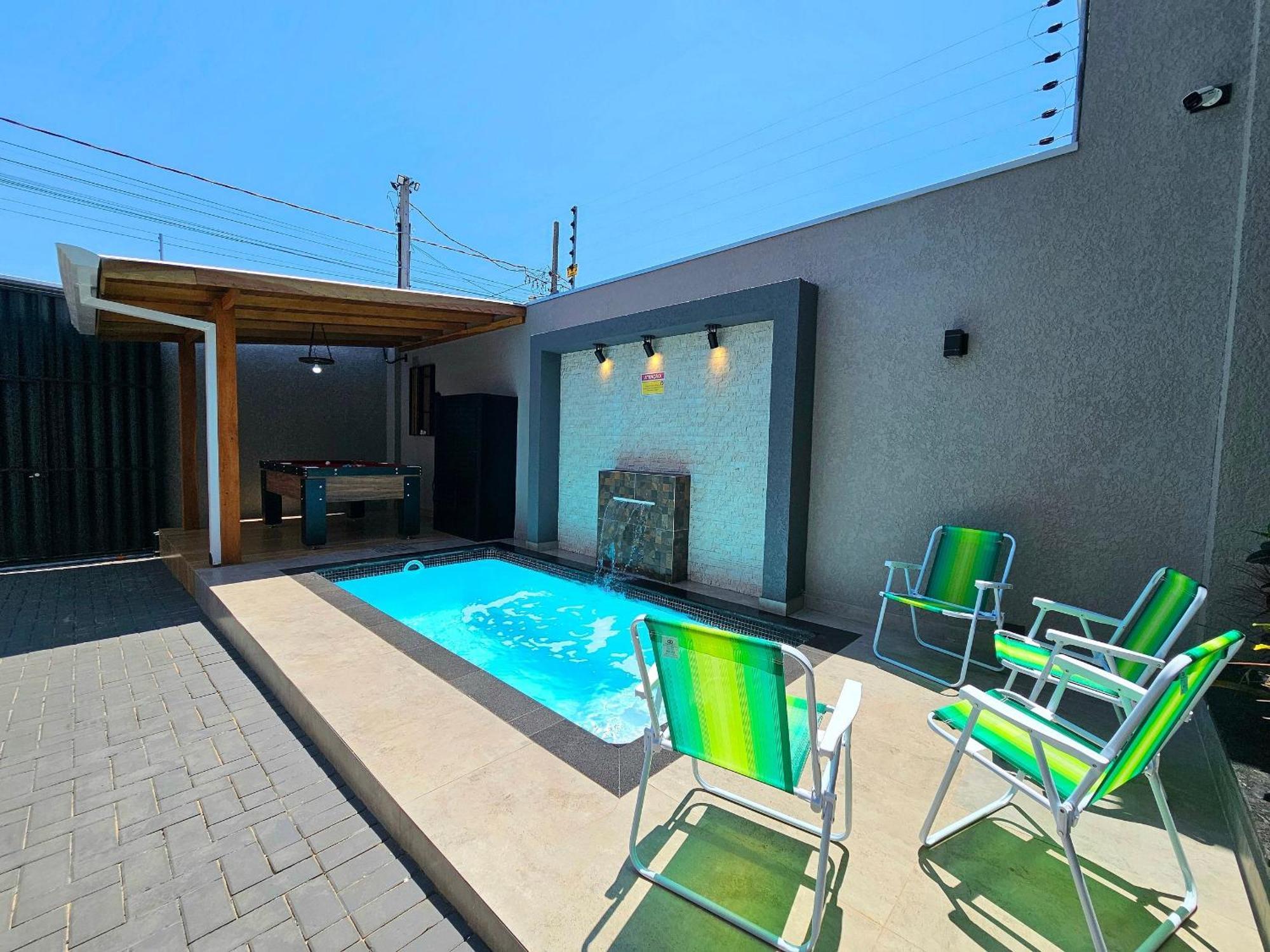 Casa 01 Nova Com Lazer 10 Min Paraguai *